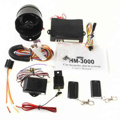 HM-3000 High Performance Vehicle Security System with Remote Control