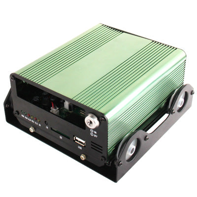 4-CH Car Digital Video Recorder Kit with 4 x 2.8mm Lens 1 / 3 inch Sony 420TVL Waterproof / IR Car CCD Camera, Support USB / SD / 2.5 inch SATA HDD (Built in GPS Module)