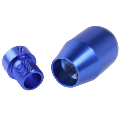 Car Universal Round Shaped Ergonomic Aluminum Manual Gear Shift Knob(Blue)