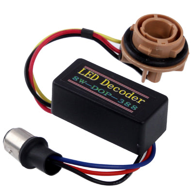 1157 LED Light Bulb Warning Canceller Decoder, 8W-DOP-388(Black)