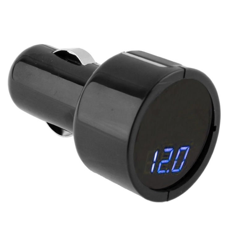 1 inch LED Display Cigarette Lighter Electric Voltage Meter for Auto Battery,