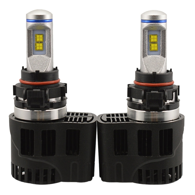 2 PCS ZY-H16(5202)JGDP6-55W High Power Led MZ 5200LM 6000K White Light Car LED Head Lamp with Driver, DC 11-30V