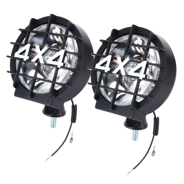 2 PCS RD-293 55W 6000K H3 HID Xenon 4 X 4 Off Road Fog Light(Warm White)