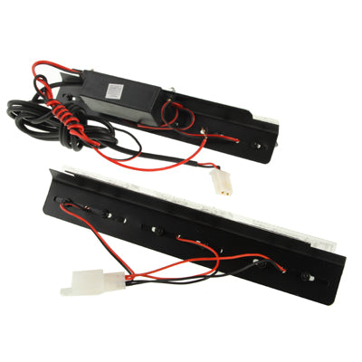 Blue + Red 2 x 6 LED Decorative Light with Switch, DC 12V