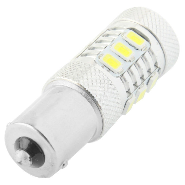 1156 11W White LED Turn Light for Vehicles, DC 12-30V, 12 LED SMD 5630 Light + 5W 1 LED CREE Light