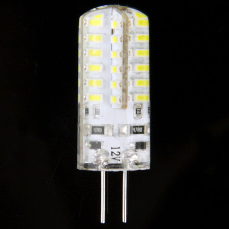 G4 3W White 48 LED SMD 3014 Light for Vehicles, DC 12V