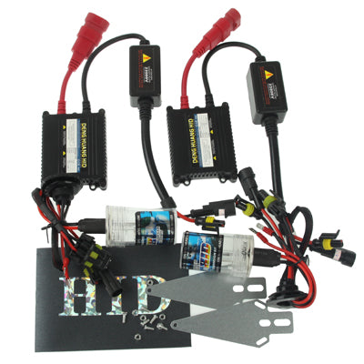 35W 2x H4 Slim HID Xenon Light, High Intensity Discharge Lamp, Color Temperature: 8000K