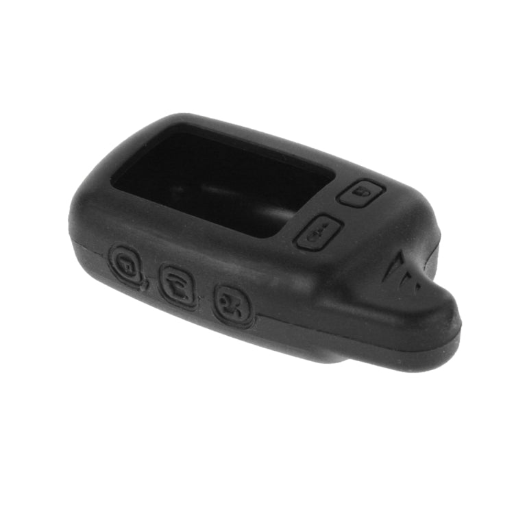 Silicone Case for Tomahawk TW9010 Two Way Car Remote Controller(Black)