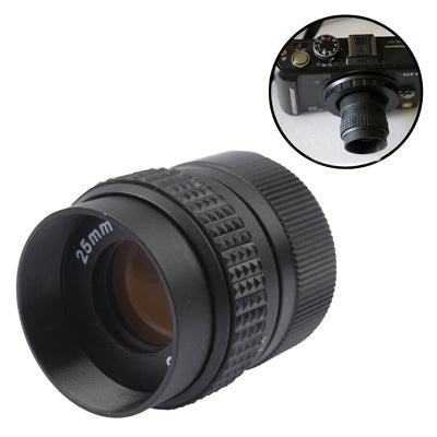25mm F1.4 1/2 inch CCTV C Mount TV Lens(Black)