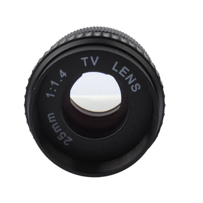 25mm F1.4 1/2 inch CCTV C Mount TV Lens(Black)