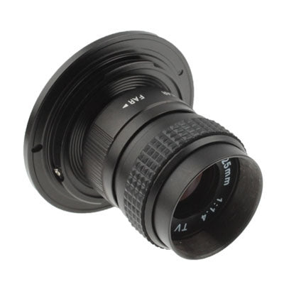 25mm 1:1.4 C-NEX Mount TV Lens with Stepping Ring