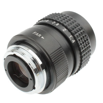 25mm 1:1.4 C-M4/3 Mount TV Lens with Stepping Ring
