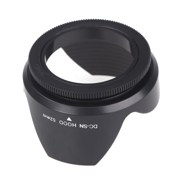 52mm Lens Hood for Cameras(Screw Mount)(Black)