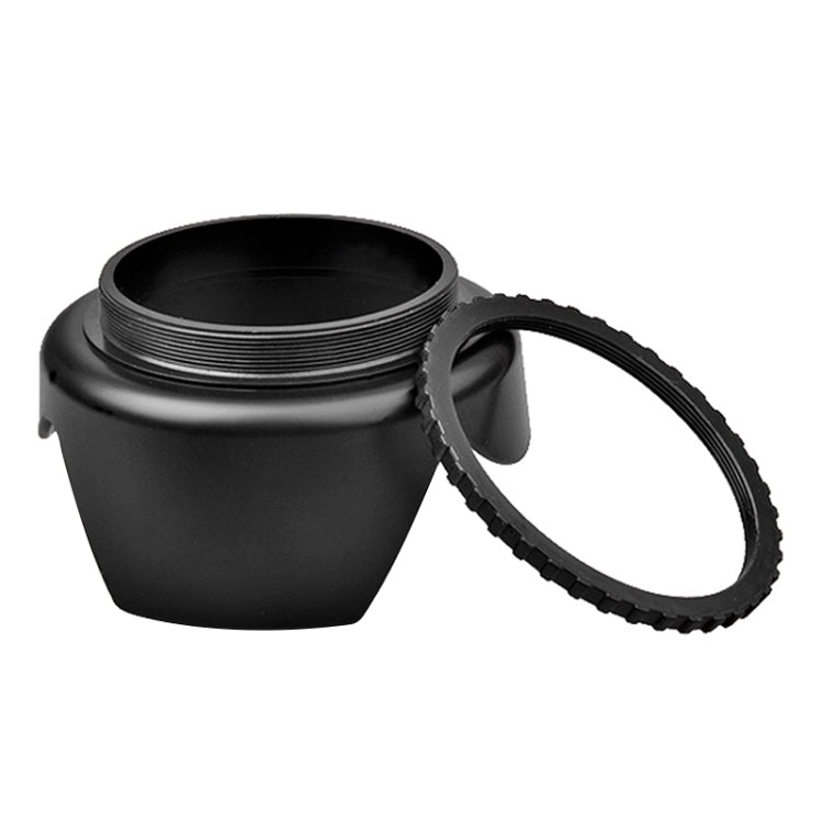 72mm Lens Hood for Cameras(Screw Mount)(Black)