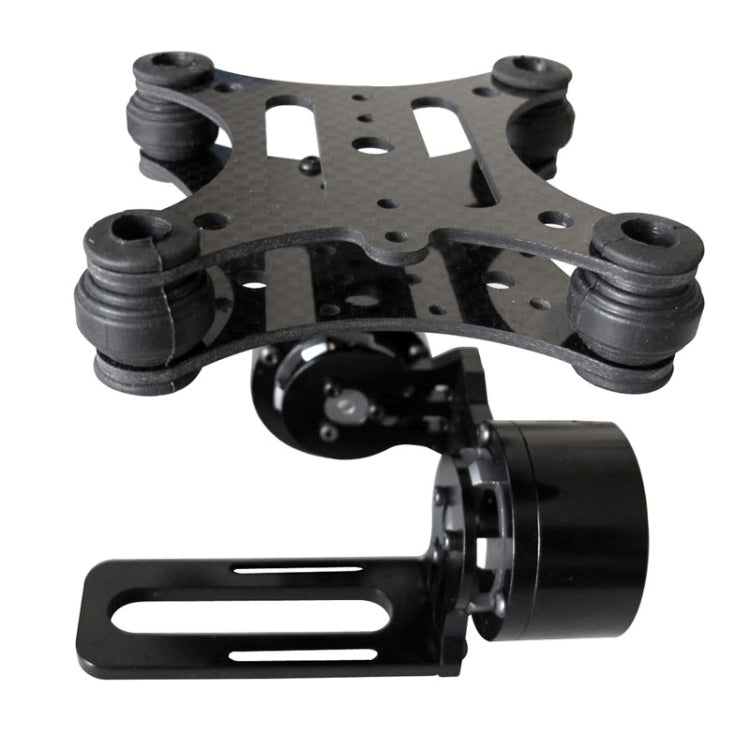 DIY CNC Gopro Hero3 Metal Camera Gimbal Mount for DJI Phantom X525 / F450 / F550(Black)