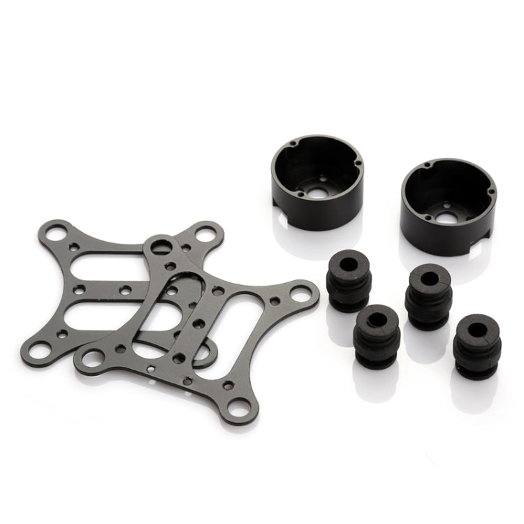 DIY CNC Gopro Hero3 Metal Camera Gimbal Mount for DJI Phantom X525 / F450 / F550(Black)