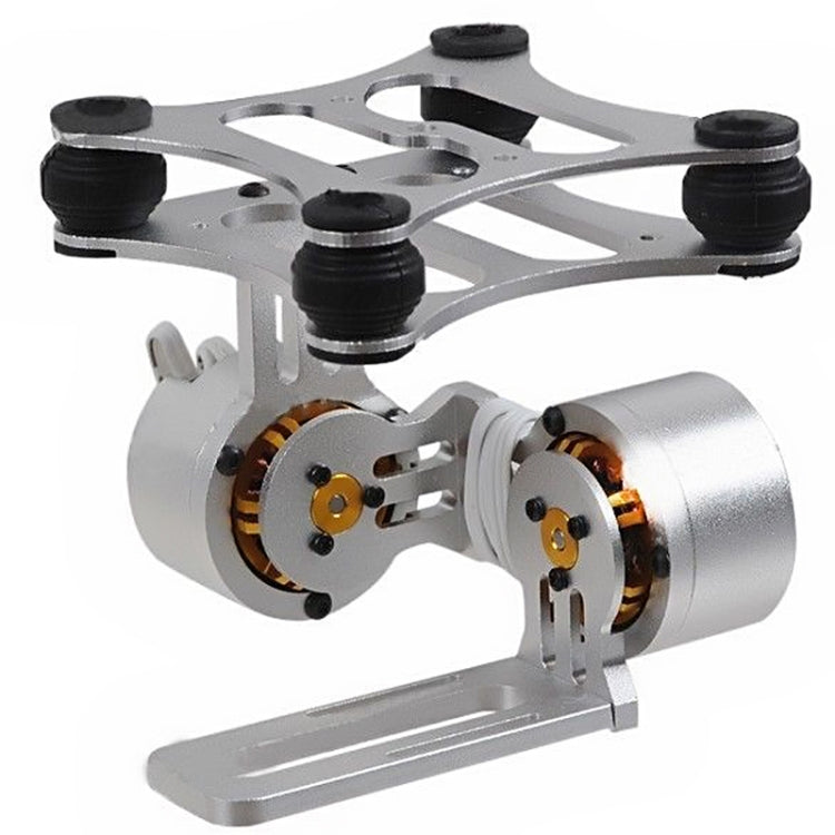DIY CNC Gopro Hero3 Metal Camera Gimbal Mount for DJI Phantom X525 / F450 / F550(Silver)