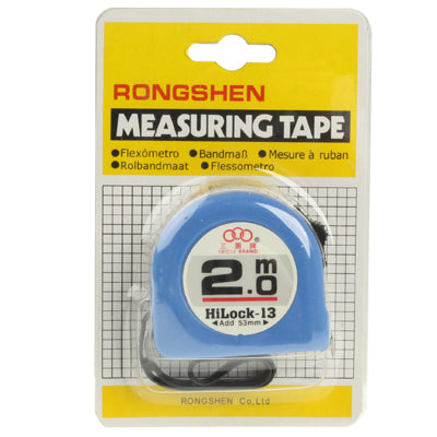 2m Measure Tape, Scale: 1mm(Blue)