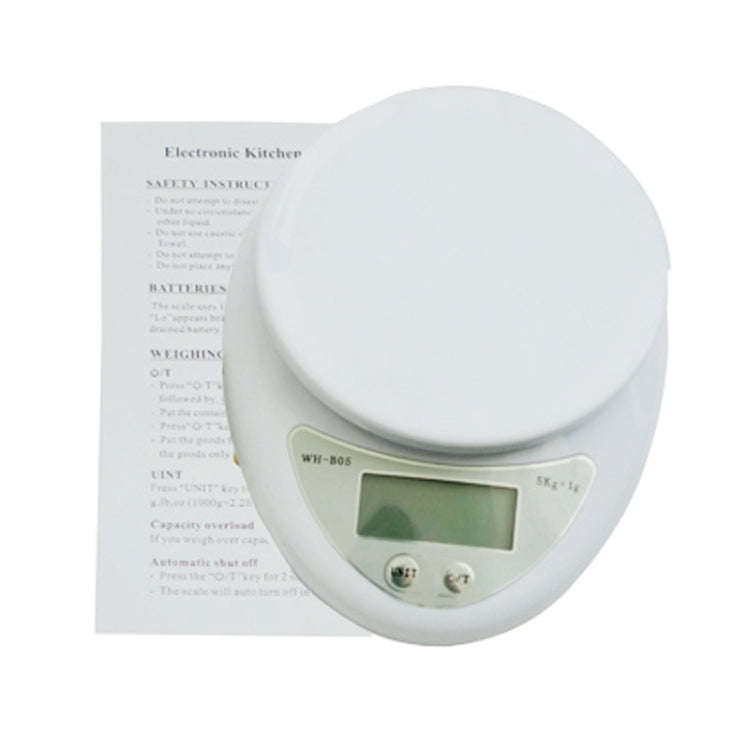 WH-B005 Electronic Kitchen Scale (1g~5kg)
