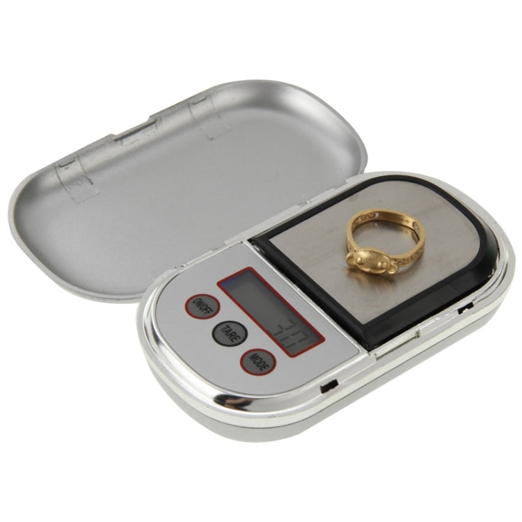 KL-888 Mini Digital Pocket Scale(500g/0.1g)(Silver)