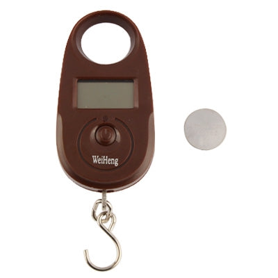 Mini Handheld Digital Scale (WH-A10), Brown