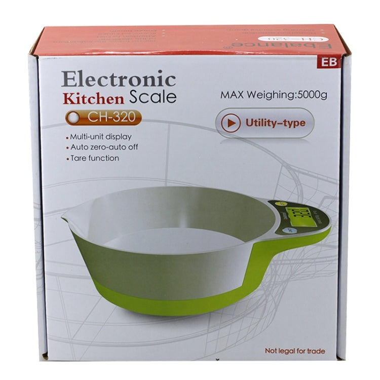 CH-320 Electronic Kitchen Scale, Max Weighing: 5kg