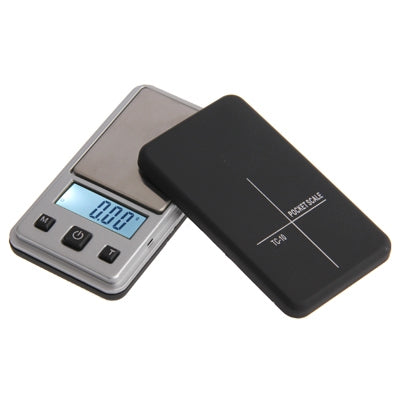 200g x 0.01g Professional Digital Mini Scale(Black)