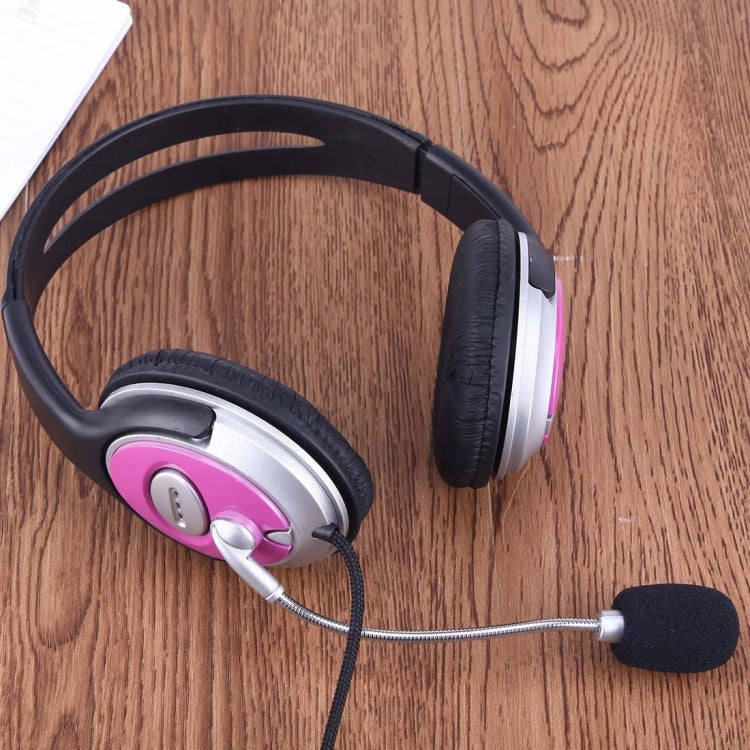 CM-890MV Wired PC Stereo Headphone with Microphone , Cable Length: 2m(Black)