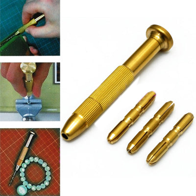 Precision Manual Drill With Three Drill Clip