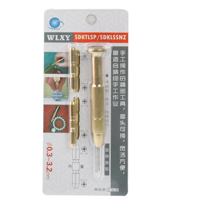 Precision Manual Drill With Three Drill Clip