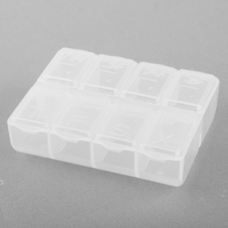 Medicine / Jewelry Organizer / Electronic Parts 16 Grids Plastic Storage Box(Transparent)