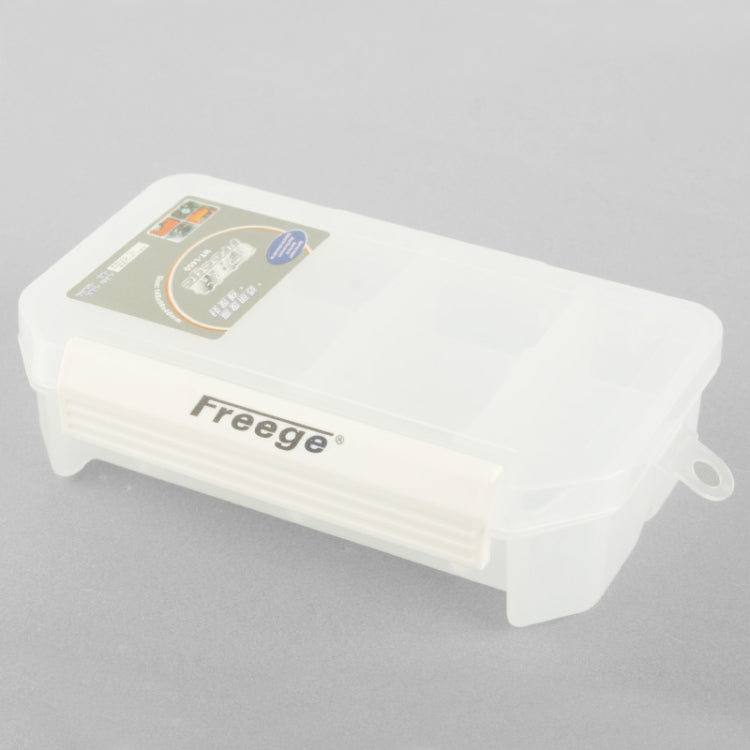 Medicine / Jewelry Organizer / Electronic Parts 8 Grids Plastic Storage Box(Transparent)