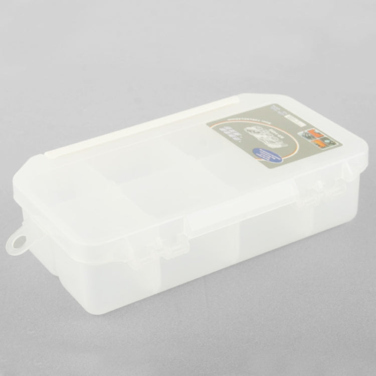 Medicine / Jewelry Organizer / Electronic Parts 8 Grids Plastic Storage Box(Transparent)