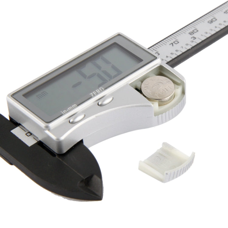 100mm / 4 inch LCD Carbon Fiber Composite Digital Caliper