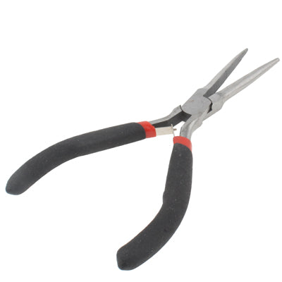 4.5 inch Nonslip Rubber Handle Long Needle Nose Pliers Tool