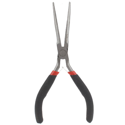 4.5 inch Nonslip Rubber Handle Long Needle Nose Pliers Tool