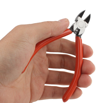 Plastic Nippers,125mm MTC Micro Plastic Outlet Forceps Nippers Flat Blade ideal for Precise PCB Work (WL-4)