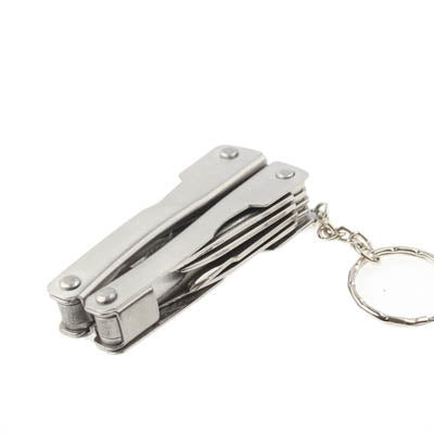 9 in 1 Multi Function Plier Tool Keychain(Silver)