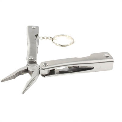 9 in 1 Multi Function Plier Tool Keychain(Silver)