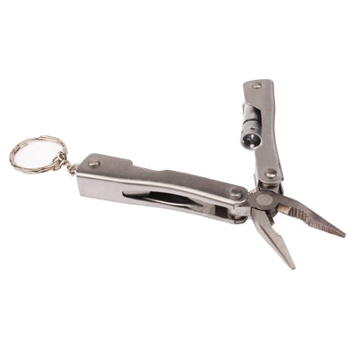 7 in 1 Stainless Steel Multi-Function Pocket Pliers Toolkit(Silver)