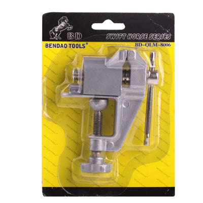 Alloy Aluminum Light Table Vice, Maximum Opening Diameter: 35mm(Silver)