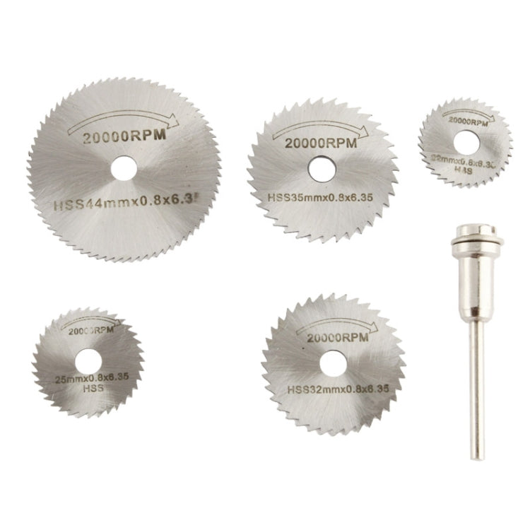 6pc HSS Saw Blades Lame De Scie HSS (7/8 inch, 1inch, 1-1/4inch, 1-1/2inch, 1-3/4inch, 1/8inch)