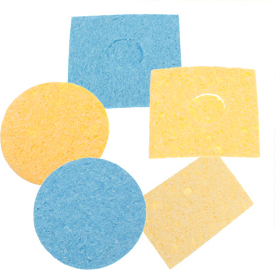 Soldering Iron Resist High-temperature Cleaning Sponge (5pcs in one packaging, the price is for 5pcs)