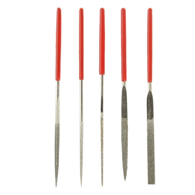 2x100mm Precision Steel Alloy Files Group Tool (5pcs Set)