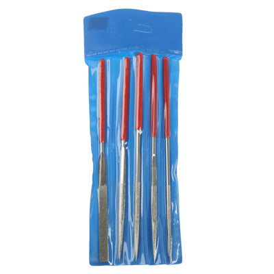 2x100mm Precision Steel Alloy Files Group Tool (5pcs Set)