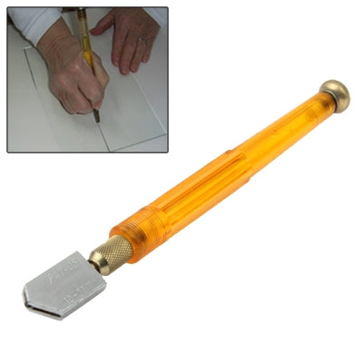 Practical Oil Feed Design Glass Cutter Cutting Range 2-5mm Glass Cutting Knife Tool with Plastic Handle