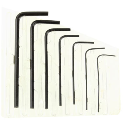 7x Standard Metric Hex Key Set