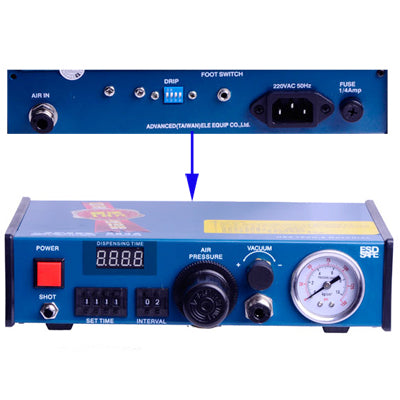 KLT-983A Solder Paste Glue Dropper Liquid Auto Dispenser Controller, Random Color Delivery