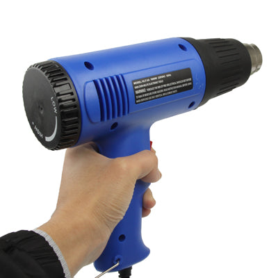 1600W Electronic Heat Gun with LCD Display, Cool / Hot Air Adjustable Temperature, US Plug