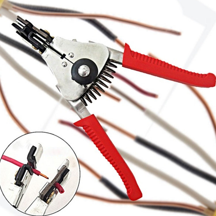 Heavy-duty Automatic Wire Stripper, Stripping Capacity:0.5-2.2mm(Red)